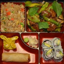 Basil chicken, basil Beef